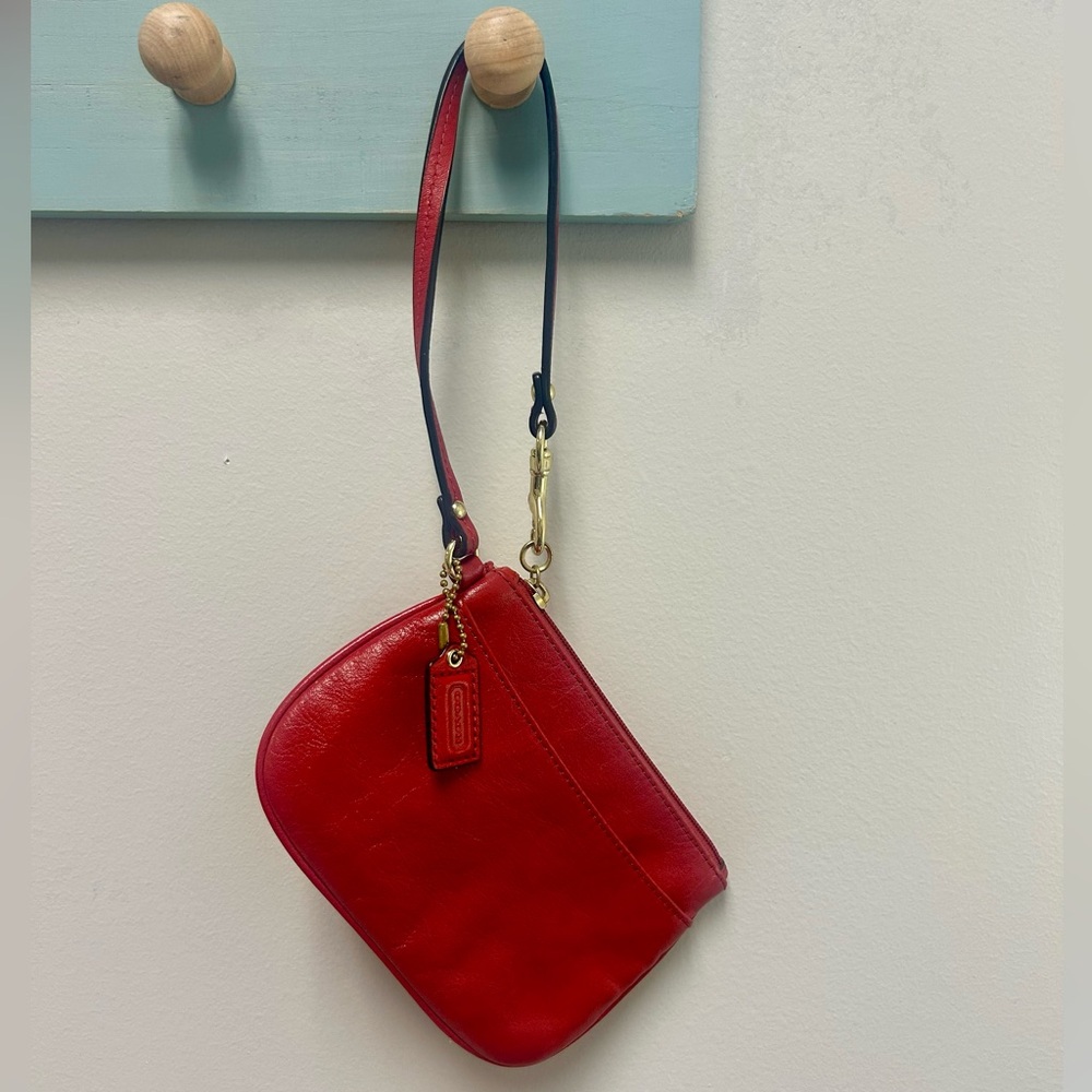 Coach Leather Wristlet